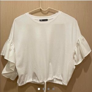 Zara White top
